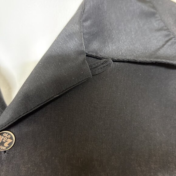 Jack Daniels Dragonfly Shirt Mens Medium Black Whiskey Border Print Vintage Y2K - Picture 7 of 8